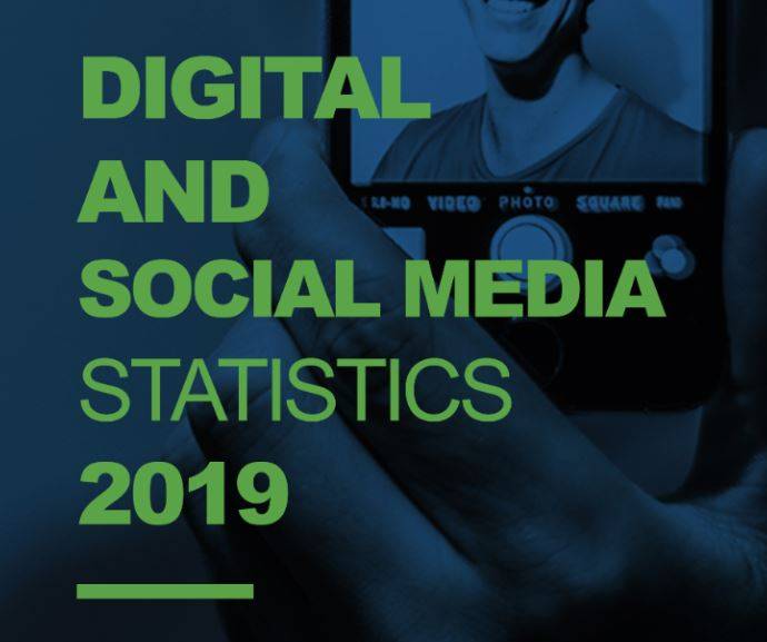 digital marketing and social media stats for 2019