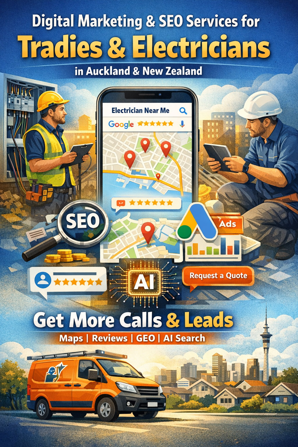 How people in Auckland actually search for tradies and electricians