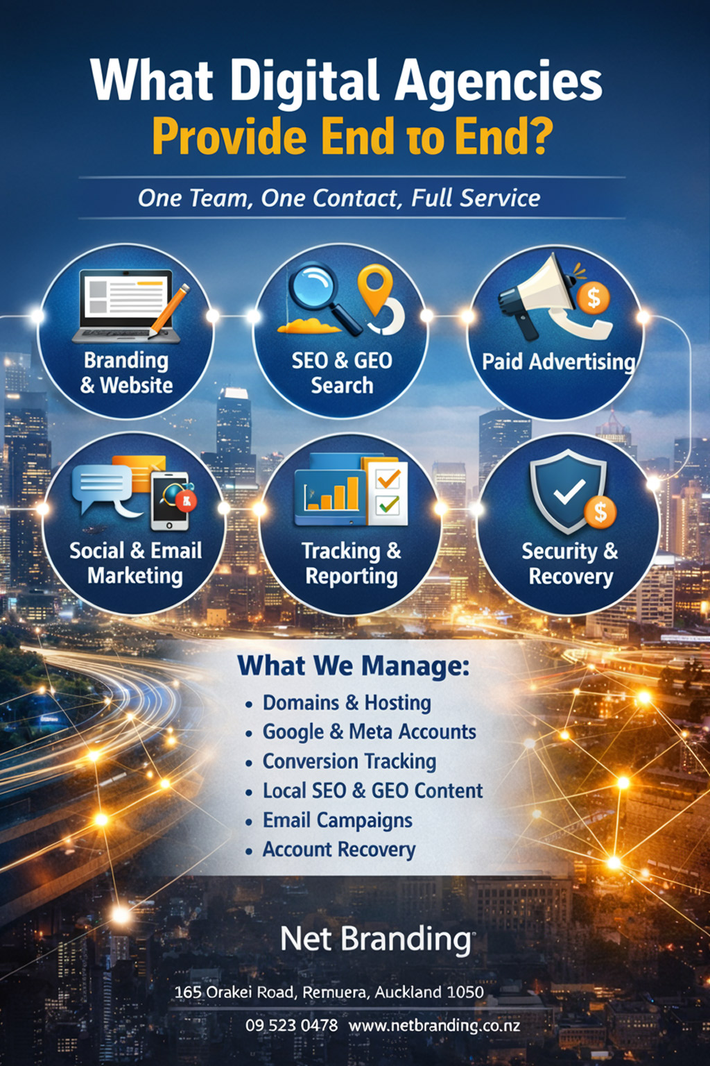 What digital agencies provide end-to-end