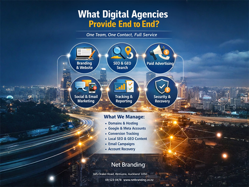 What digital agencies provide end-to-end