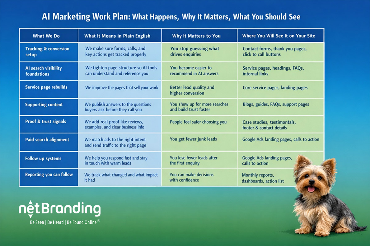 AI Marketing Work Plan