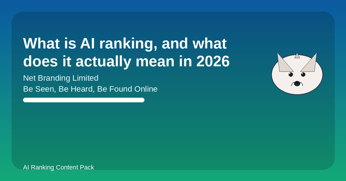 What is AI ranking, and what does it actually mean