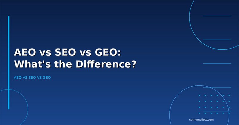 AEO vs SEO vs GEO: What’s the Difference? AEO vs SEO vs GEO: What's the Difference?