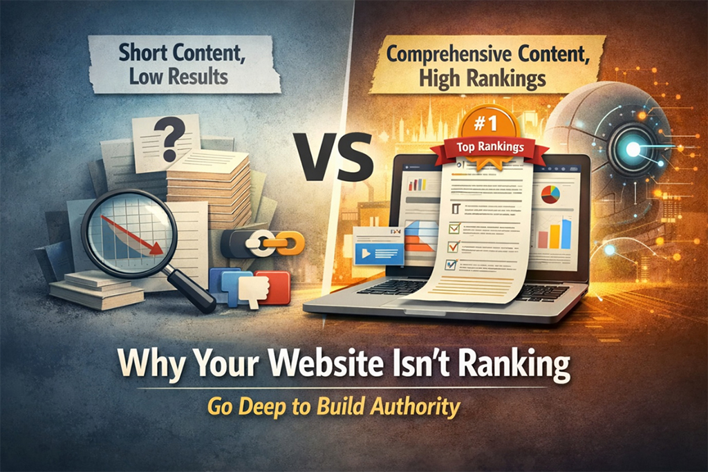 Why a Few Paragraphs Won’t Rank Your Website