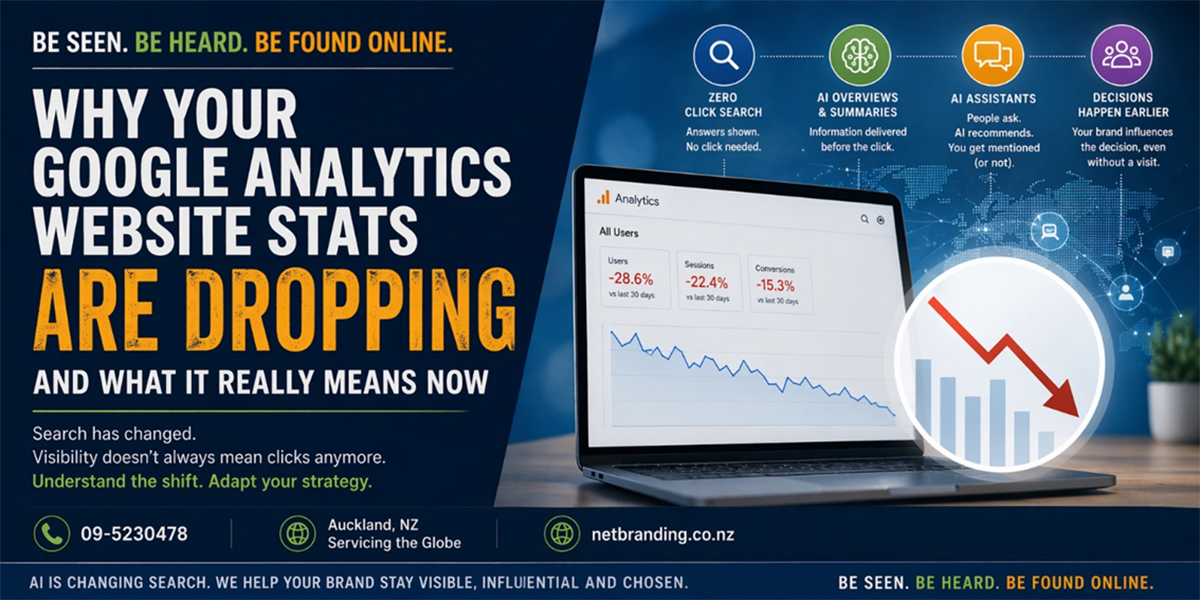 Why Your Google Analytics Website Stats Are Dropping and What It Really Means Now