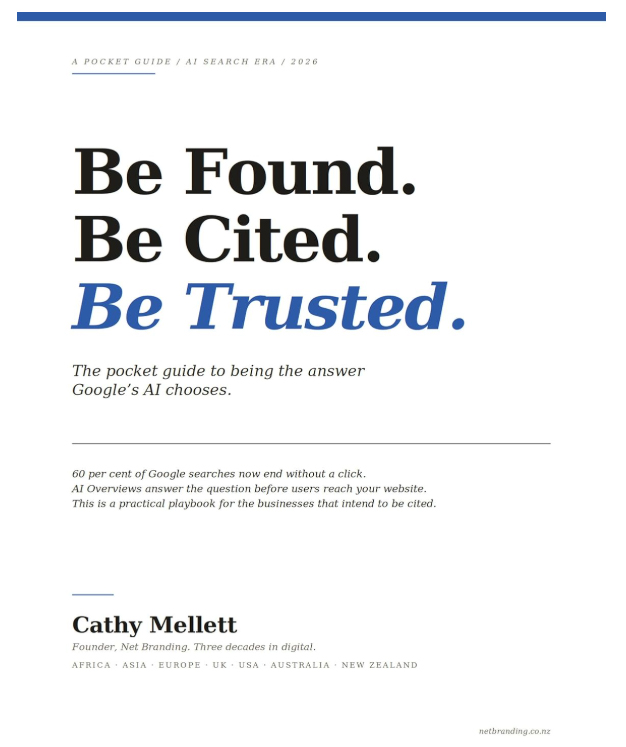 Be Found. Be Cited. Be Trusted.: The pocket guide to being the answer Google’s AI chooses Be Found. Be Cited. Be Trusted.: The pocket guide to being the answer Google's AI chooses
