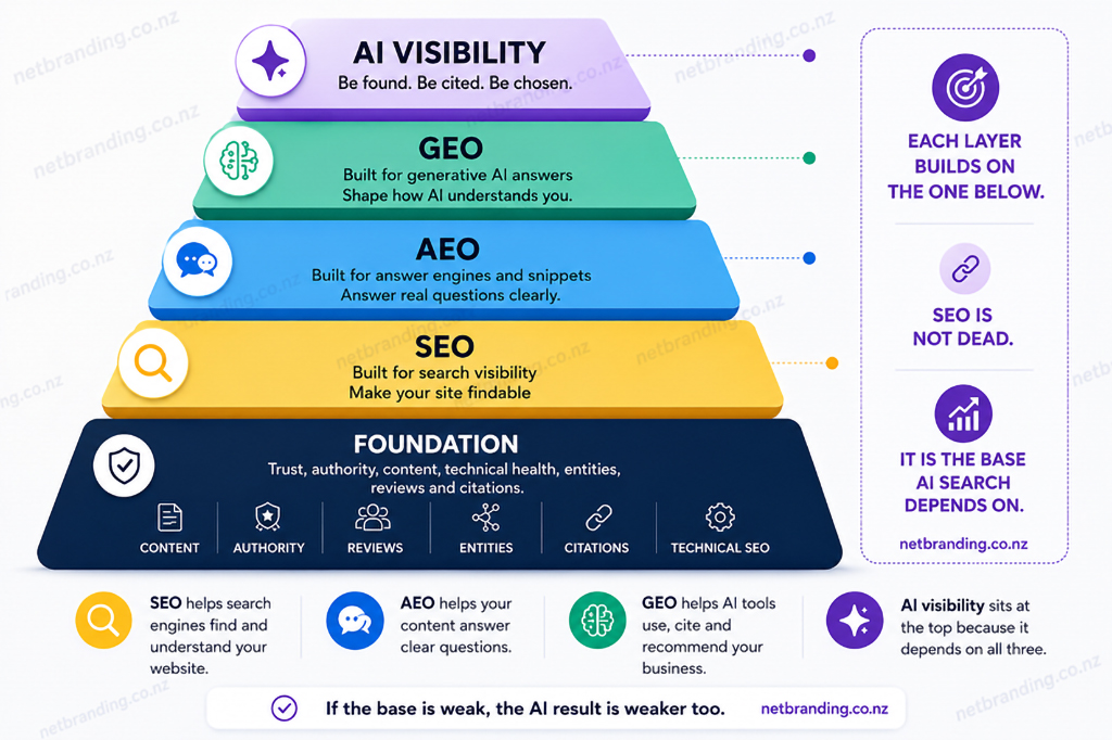AI Visibility: GEO, AEO, AI Search and SEO untangled AI Visibility: GEO, AEO, AI Search and SEO untangled