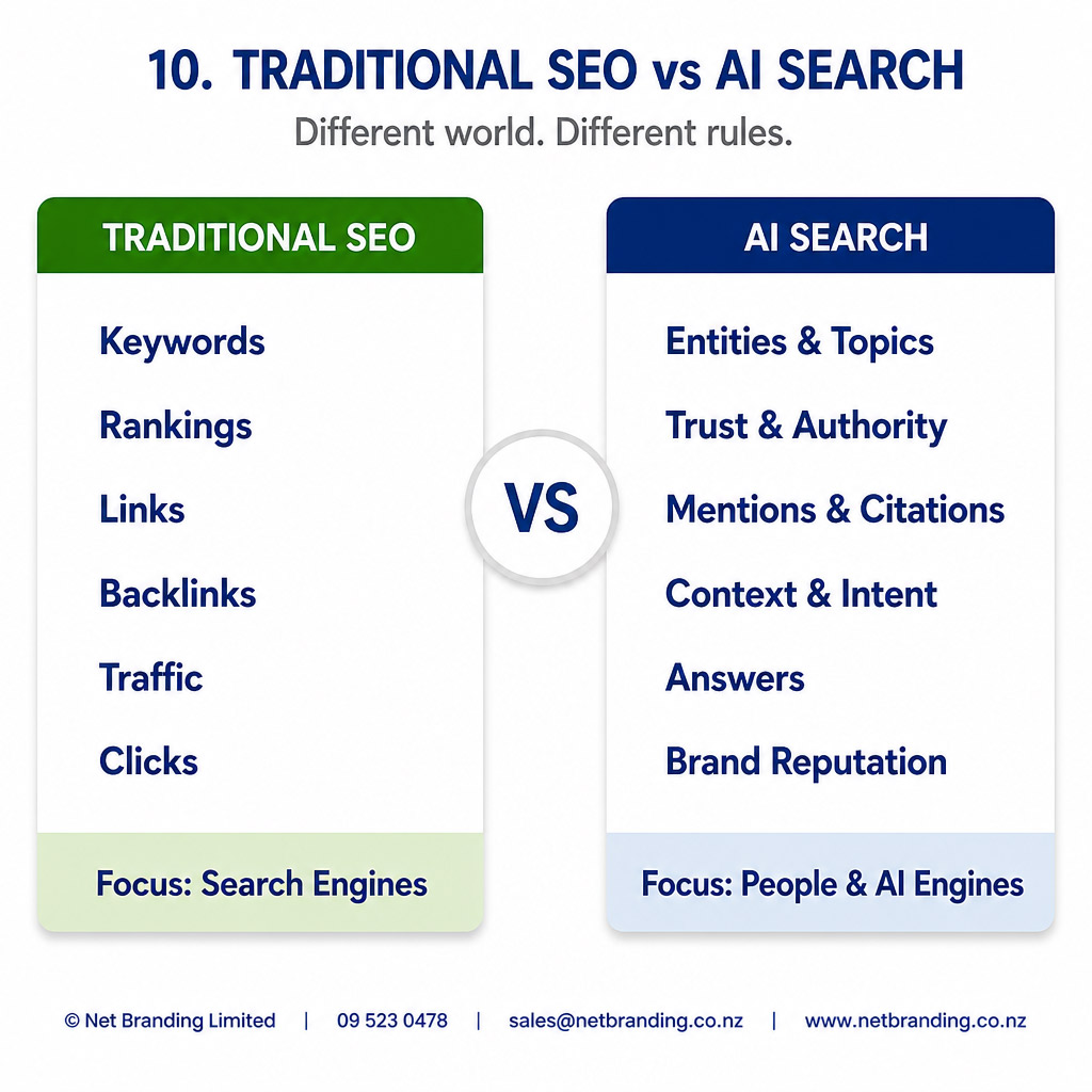 Traditional SEO AI Search