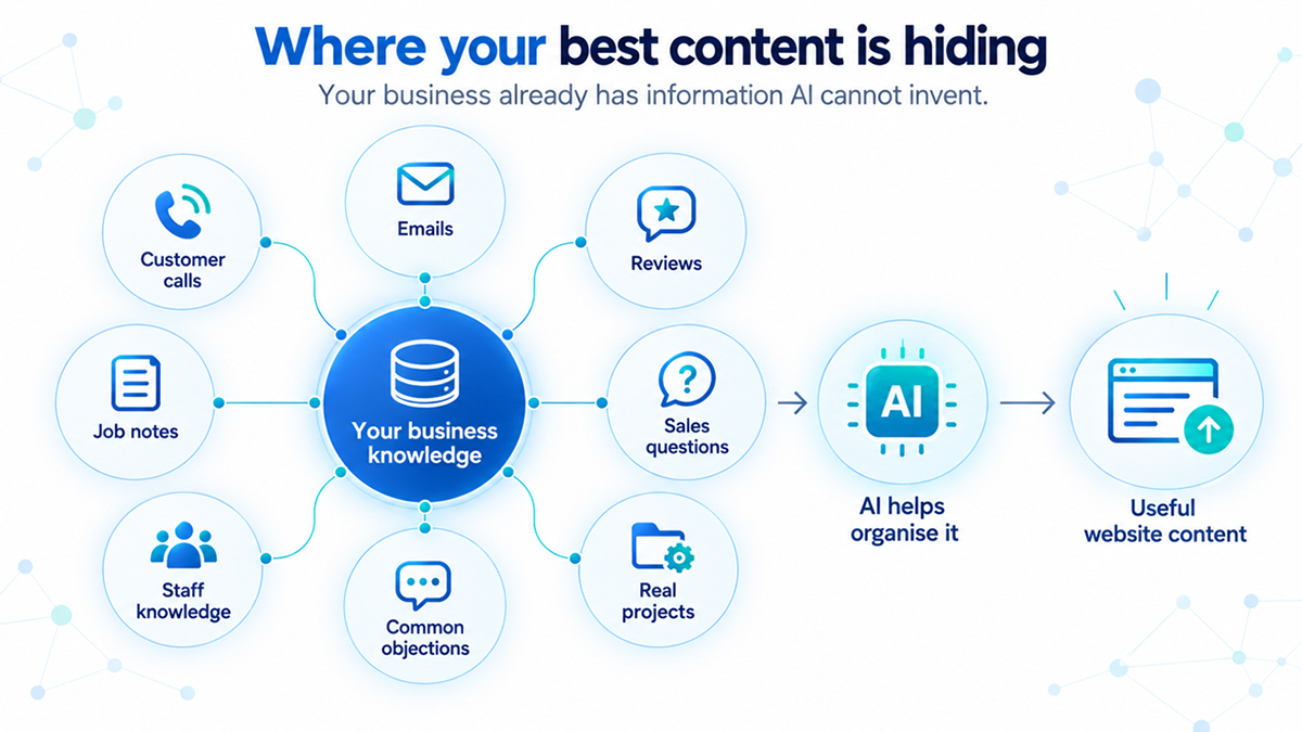 AI can organise business knowledge, but the expertise has to come from the business. AI can organise business knowledge, but the expertise has to come from the business.