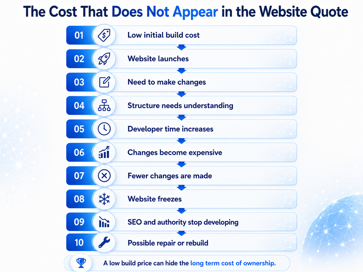 The cost that does not appear in the website quote